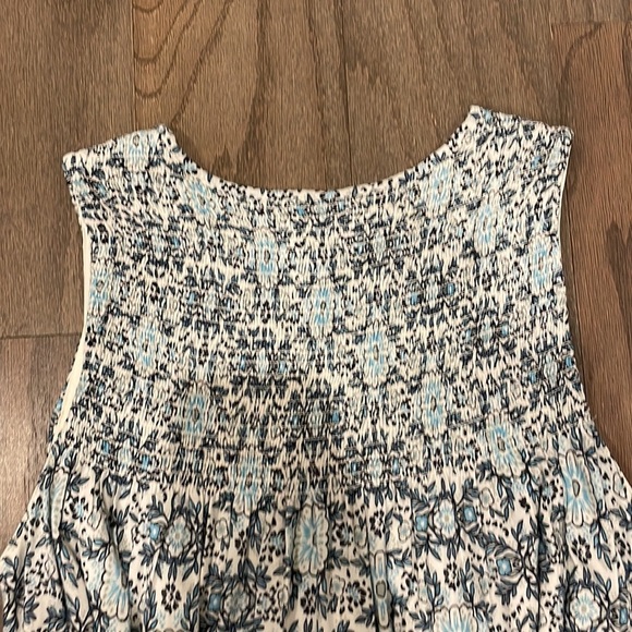 LOFT Petite Floral Tie-Waist Knit Dress - Size XSP - Picture 5 of 8